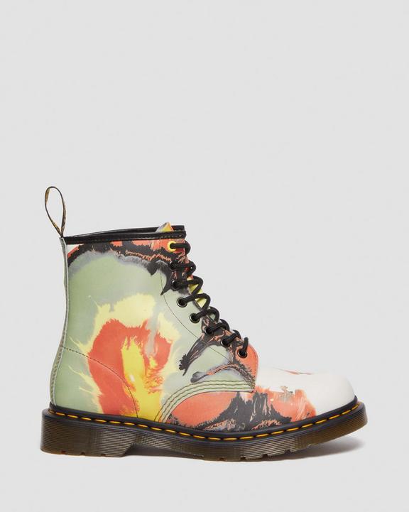 Dr. Martens 1460 Tate 'Volcanic Flare' Leather Lace Up Boots Kolorowe | SN-DM84143