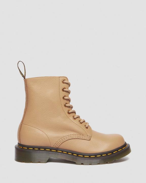 Dr. Martens 1460 Virginia Leather Boots Brązowe | SN-DM84274