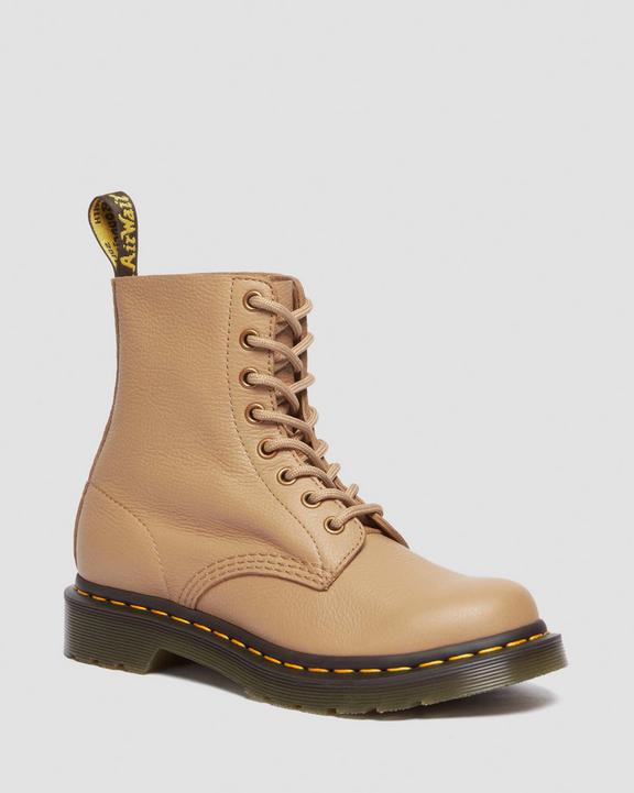 Dr. Martens 1460 Virginia Leather Boots Brązowe | SN-DM84274