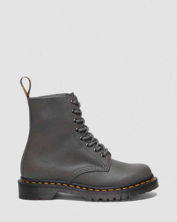 Dr. Martens 1460 Virginia Leather Boots Szare | SN-DM84220