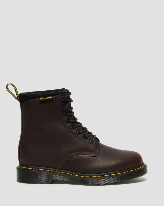 Dr. Martens 1460 Warmwair Leather Lace Up Boots Ciemny Brązowe | SN-DM84266