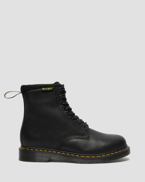 Dr. Martens 1460 Warmwair Leather Lace Up Boots Czarne | SN-DM84429