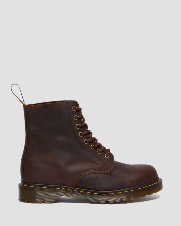 Dr. Martens 1460 Waxed Full Grain Leather Lace Up Boots Brązowe | SN-DM84310