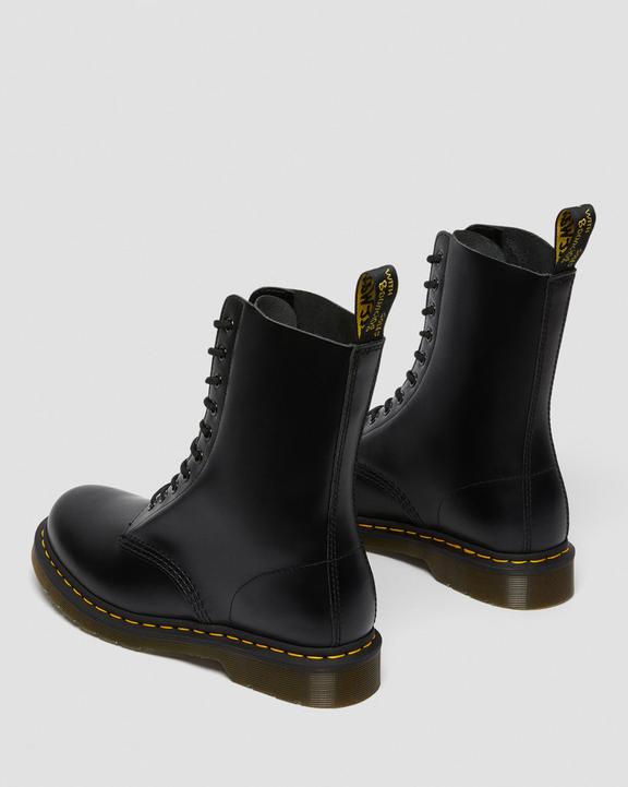 Dr. Martens 1490 Smooth Leather Mid Calf Boots Czarne | SN-DM84883