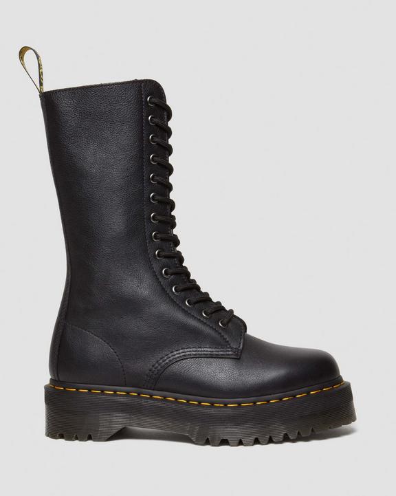 Dr. Martens 1B99 Pisa Leather Mid Calf Lace Up Boots Czarne | SN-DM84238