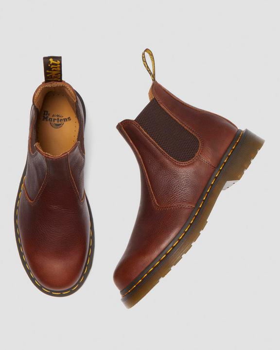 Dr. Martens 2976 Ambassador Leather Chelsea Boots Brązowe | SN-DM84250