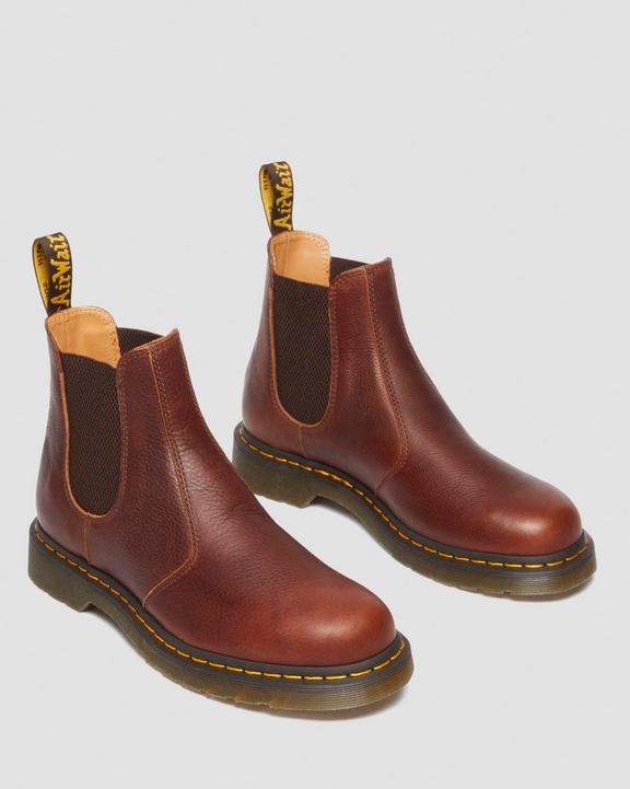 Dr. Martens 2976 Ambassador Leather Chelsea Boots Brązowe | SN-DM84351