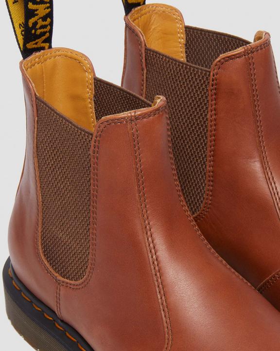 Dr. Martens 2976 Carrara Leather Chelsea Boots Brązowe | SN-DM84340