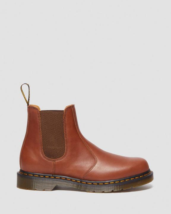 Dr. Martens 2976 Carrara Leather Chelsea Boots Brązowe | SN-DM84340