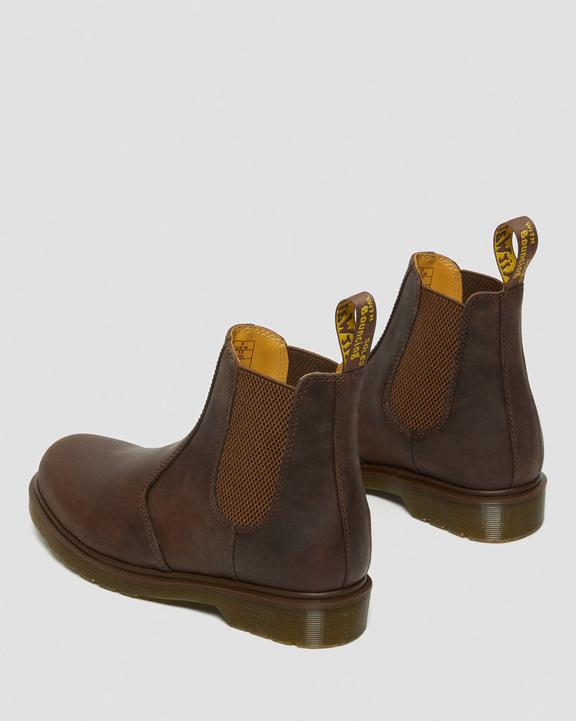 Dr. Martens 2976 Crazy Horse Leather Chelsea Boots Brązowe | SN-DM84364