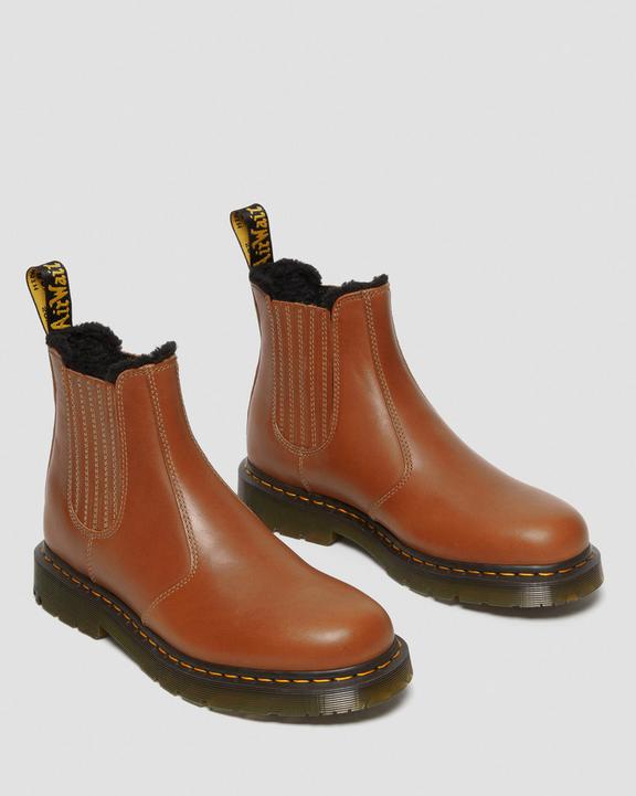 Dr. Martens 2976 DM's Wintergrip Leather Chelsea Boots Brązowe | SN-DM84324