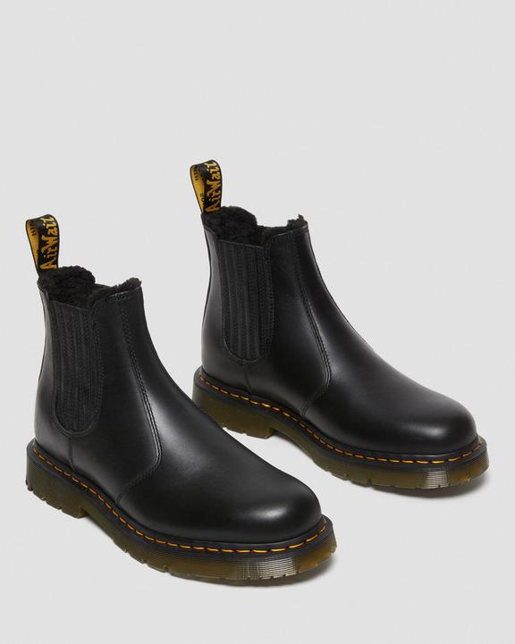 Dr. Martens 2976 DM's Wintergrip Leather Chelsea Boots Czarne | SN-DM84337