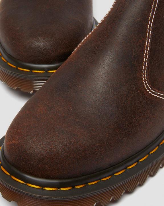 Dr. Martens 2976 Made in England Wax Commander Chelsea Boots Brązowe | SN-DM84157