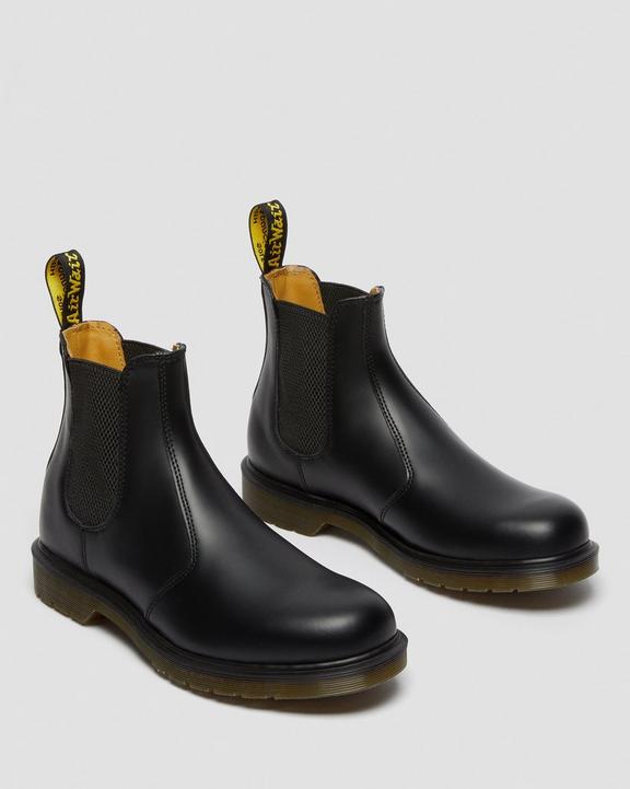 Dr. Martens 2976 Smooth Leather Chelsea Boots Czarne | SN-DM84246