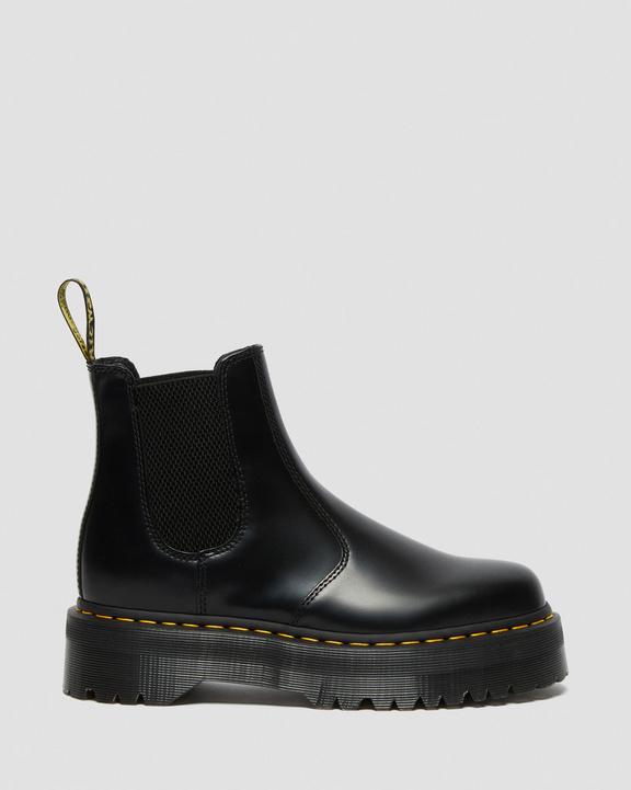 Dr. Martens 2976 Smooth Leather Platform Chelsea Boots Czarne | SN-DM84285