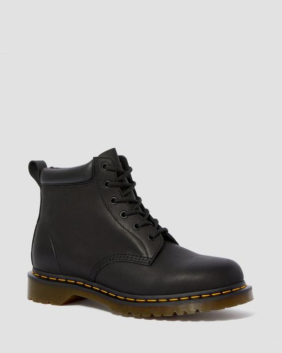 Dr. Martens 939 Ben Boot Leather Lace Up Boots Czarne | SN-DM84150