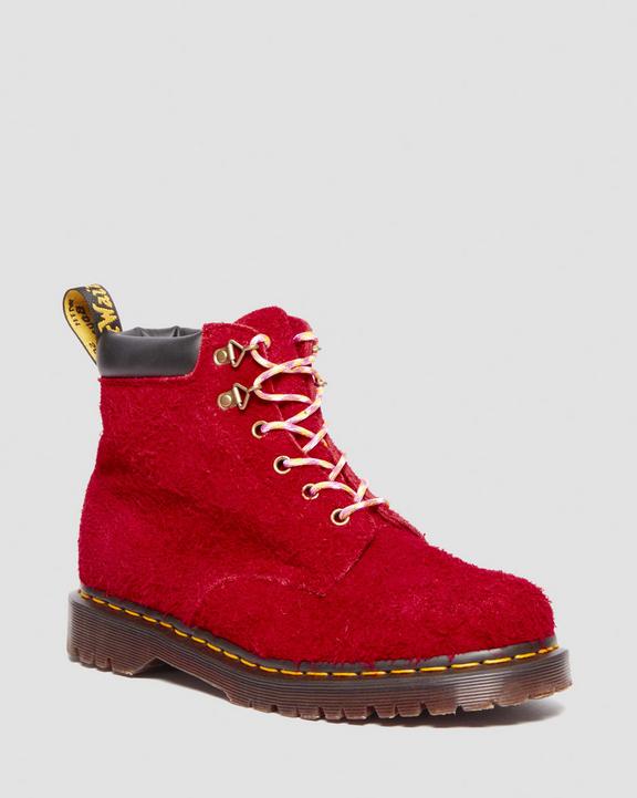 Dr. Martens 939 Ben Suede Padded Collar Lace Up Boots Czerwone | SN-DM84815