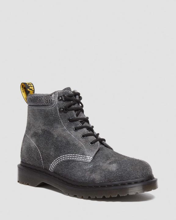 Dr. Martens 939 Stonewashed Suede Lace Up Boots Szare | SN-DM84139