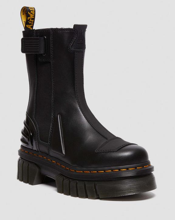 Dr. Martens Audrick Alternative Leather Chelsea Hi Platform Boots Czarne | SN-DM84329