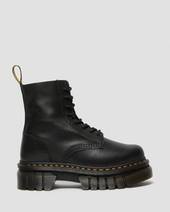 Dr. Martens Audrick Nappa Leather Platform Ankle Boots Czarne | SN-DM84824