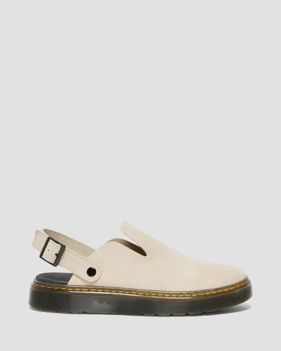 Dr. Martens Carlson Suede Casual Slingback Mules Brązowe | SN-DM84954