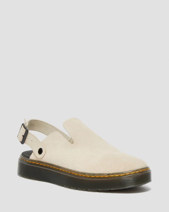 Dr. Martens Carlson Suede Casual Slingback Mules Brązowe | SN-DM84954