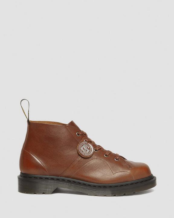 Dr. Martens Church Buckingham Leather Monkey Boots Brązowe | SN-DM84270