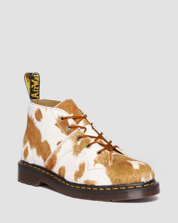 Dr. Martens Church Hair-On Cow Print Monkey Boots Kolorowe | SN-DM84822