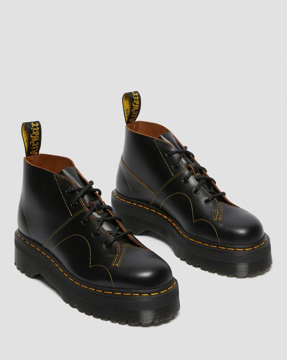 Dr. Martens Church Platform Monkey Boots Czarne | SN-DM84229