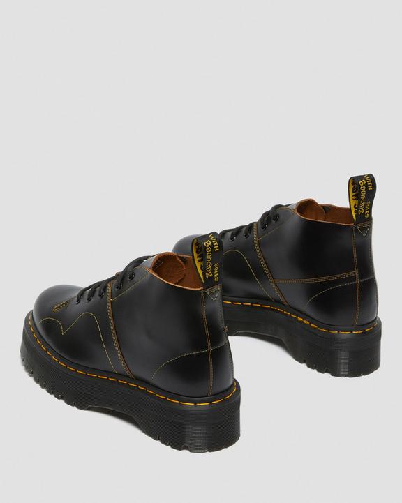 Dr. Martens Church Platform Monkey Boots Czarne | SN-DM84229