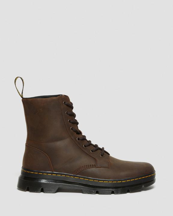 Dr. Martens Combs Crazy Horse Leather Casual Boots Brązowe | SN-DM84258