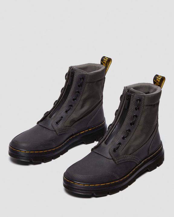 Dr. Martens Combs Jungle Zip Casual Boots Szare | SN-DM84155