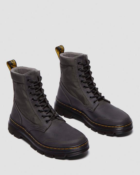 Dr. Martens Combs Jungle Zip Casual Boots Szare | SN-DM84155