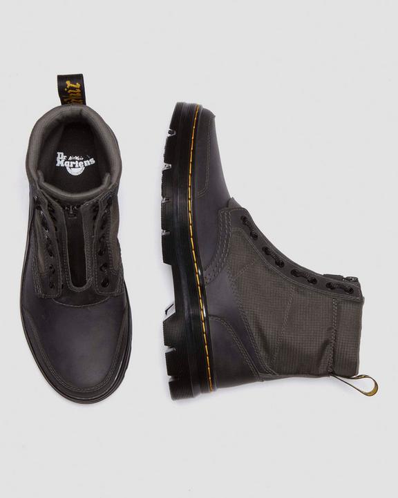 Dr. Martens Combs Jungle Zip Casual Boots Szare | SN-DM84155