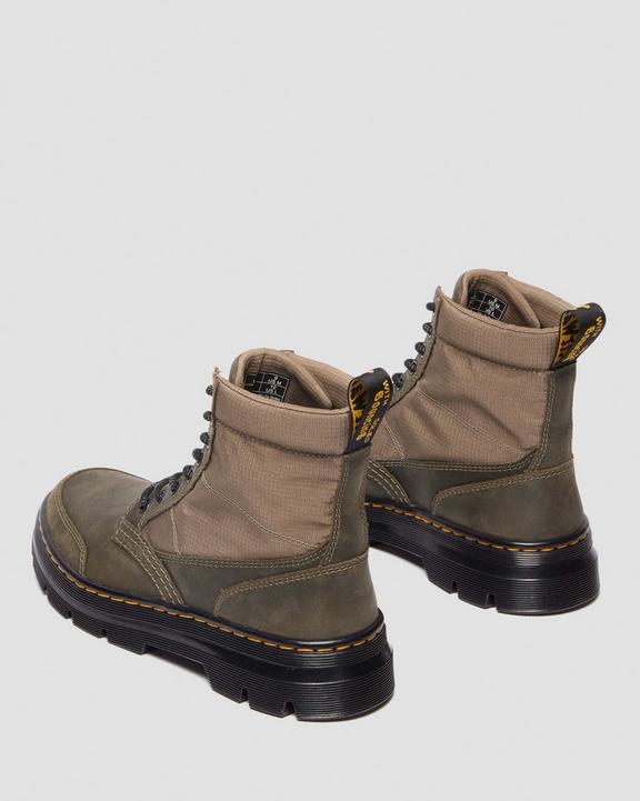 Dr. Martens Combs Jungle Zip Casual Boots Khaki/Olive | SN-DM84165