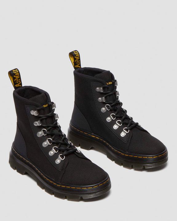 Dr. Martens Combs Poly Casual Boots Czarne | SN-DM84203