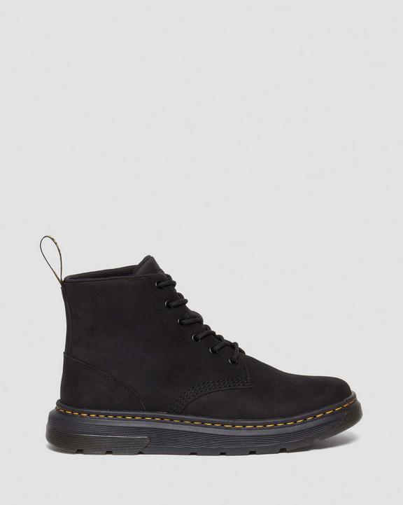 Dr. Martens Crewson Buffbuck Leather Casual Chukka Boots Czarne | SN-DM84210