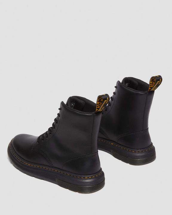 Dr. Martens Crewson Classic Leather Everyday Boots Czarne | SN-DM84865