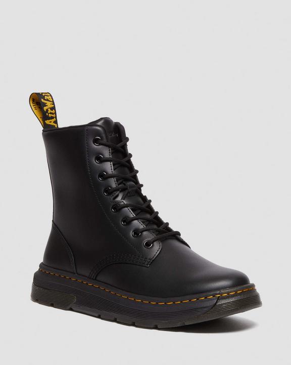 Dr. Martens Crewson Classic Leather Everyday Boots Czarne | SN-DM84963