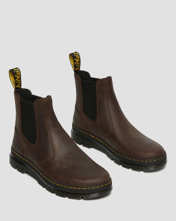 Dr. Martens Embury Crazy Horse Leather Casual Boots Brązowe | SN-DM84226