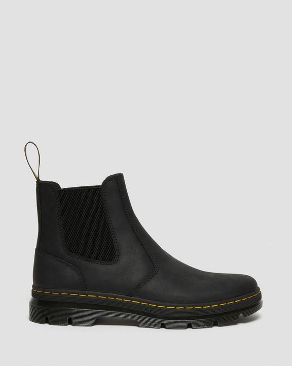 Dr. Martens Embury Leather Casual Chelsea Boots Czarne | SN-DM84278