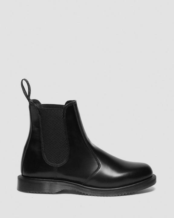 Dr. Martens Flora Smooth Chelsea Boots Czarne | SN-DM84312