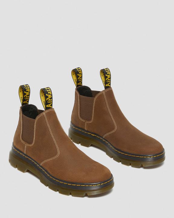 Dr. Martens Hardie II Skórzane Chelsea Robocze Boots Kremowe | SN-DM84320