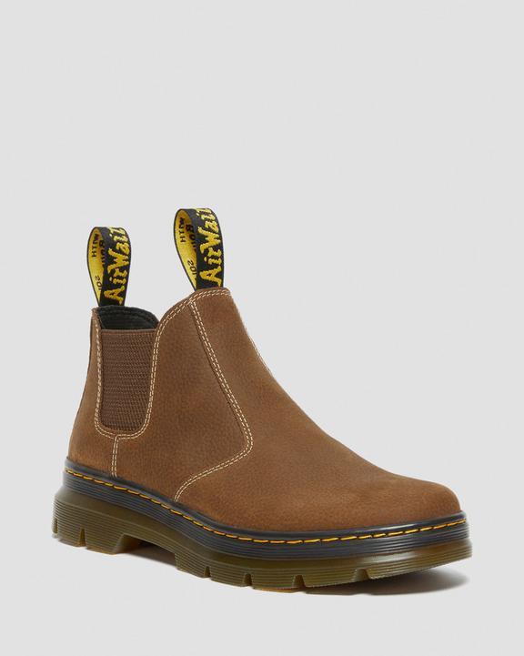 Dr. Martens Hardie II Skórzane Chelsea Robocze Boots Kremowe | SN-DM84320