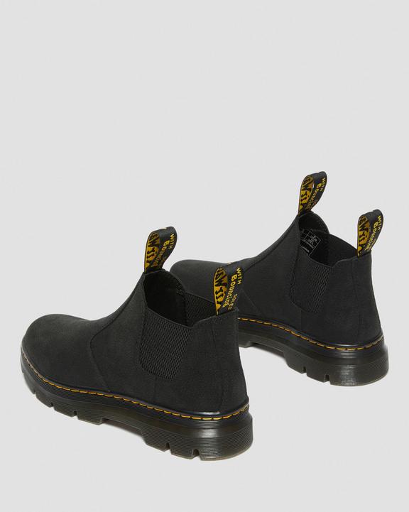 Dr. Martens Hardie II Skórzane Chelsea Robocze Boots Czarne | SN-DM84321