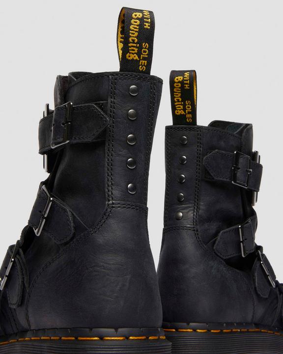 Dr. Martens Jadon Boot Hinge Platforms Czarne | SN-DM84202