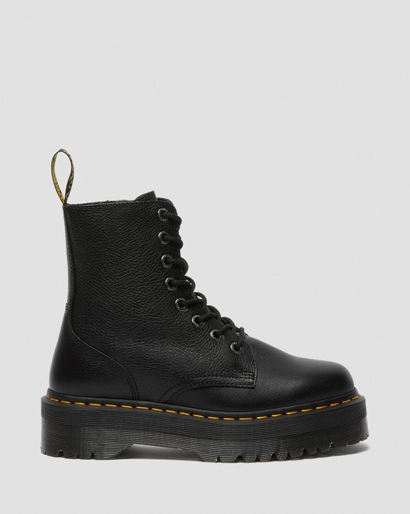 Dr. Martens Jadon III Boot Pisa Leather Platforms Czarne | SN-DM84302