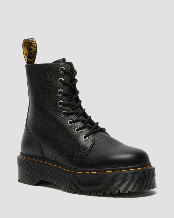 Dr. Martens Jadon III Boot Pisa Leather Platforms Czarne | SN-DM84901