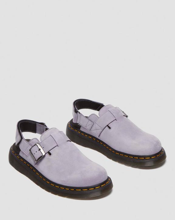 Dr. Martens Jorge Ii Soft Leather Slingback Mule Fioletowe | SN-DM84979