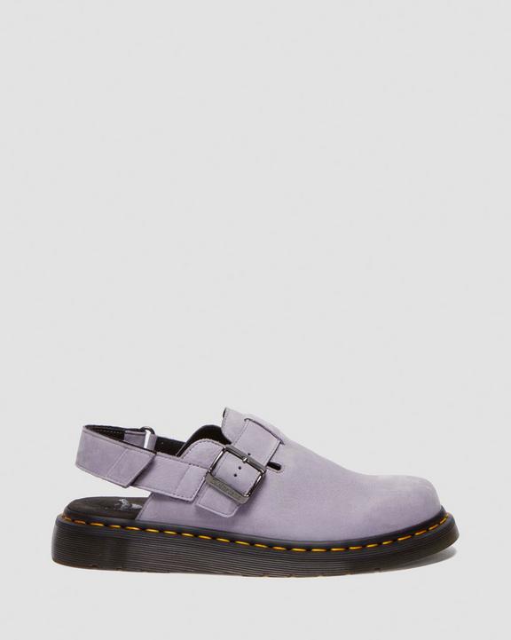 Dr. Martens Jorge Ii Soft Leather Slingback Mule Fioletowe | SN-DM84979